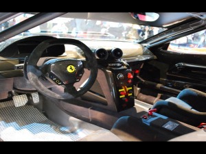 ferrari 599xx interior view racing car